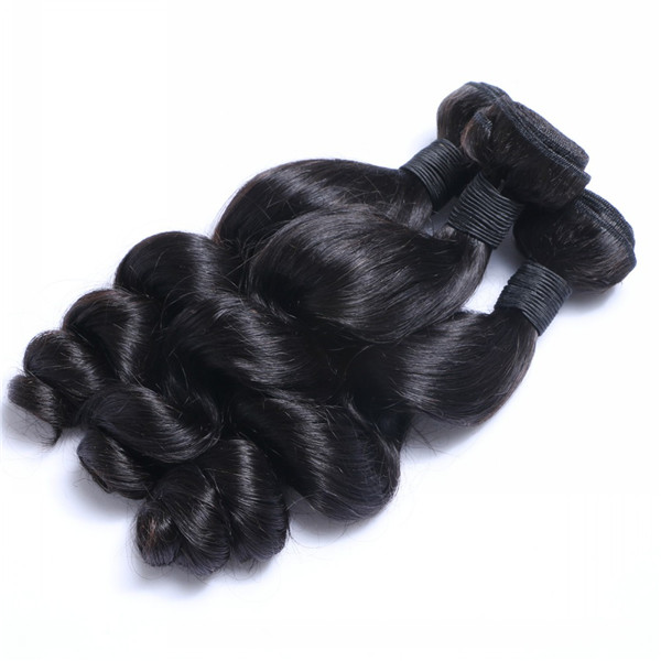 8''-30'' Loose wave virgin human Indian  hair extension    LM004